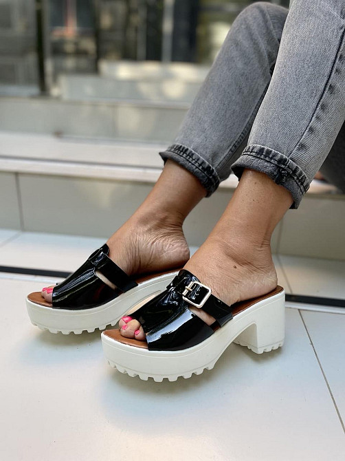 Seastar Шльопанці жіночі SEASTAR GG02 чорні (літо, еко-лак) (2582) 38р.39р.40р. Коломыя - изображение 8