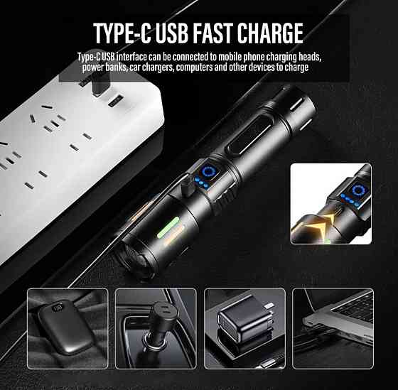 Ліхтарик ручний BL 611-TG акб 26650 Одеса