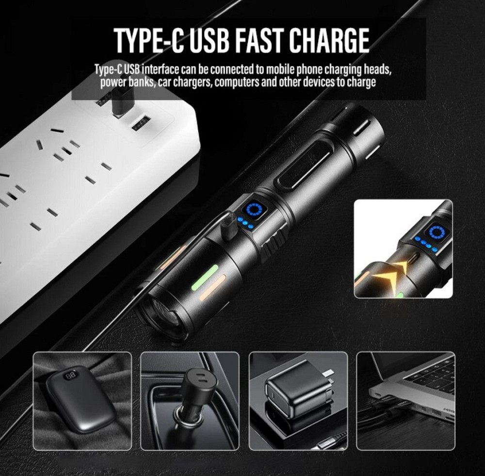 Ліхтарик ручний BL 611-TG акб 26650 Одеса - фото 5