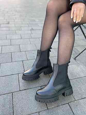 Edan Instruments Черевики жіночі EDAN 18 чорні (зима, шкіра натуральна) (5695) 40 Коломыя