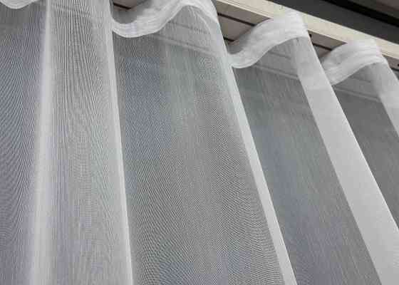 Тюль VR-Textil 1153т Бамбук однотонний Білий 500х240 см (43-231) Київ