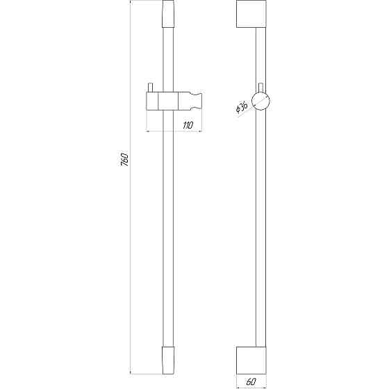 Душова стійка TOPAZ SARDINIA TS-08107-BB Киев