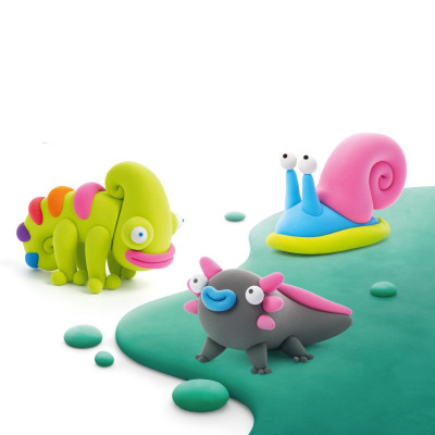 Набор для творчества Lipaka пластилину, Хамелеон, Гастропода, Аксолотль (60049-UA01) Винница - изображение 6