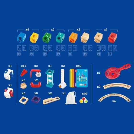 Конструктор-лабіринт Hape Quadrilla Програмування 159 ел. (E6029) Харків