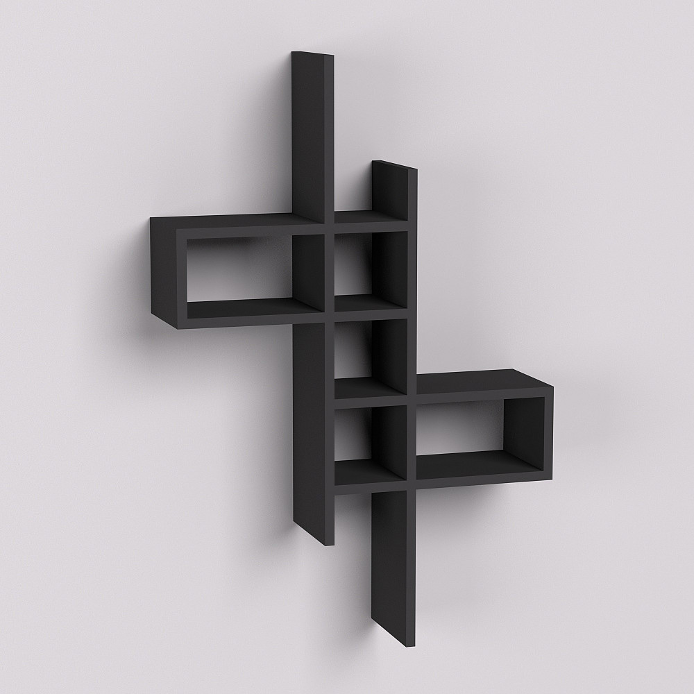 Полиця навісна П-2, Антрацит, 630/180/960 Львів - фото 1