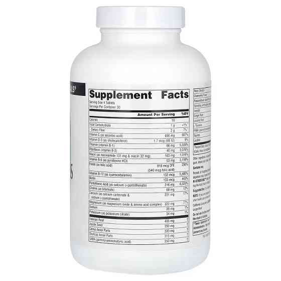 Комплекс B&C с травами Source Naturals Hi-Stress B&C With Herbs, 120 Tablets Луцк