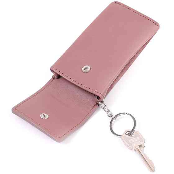 Женская необычная ключница в виде футляра из натуральной кожи (GRANDE PELLE) Киев