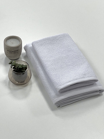 Полотенце однотонное Ideal Textile 50х90 см 400 г/м2 (56860914) білий Черновцы - изображение 4