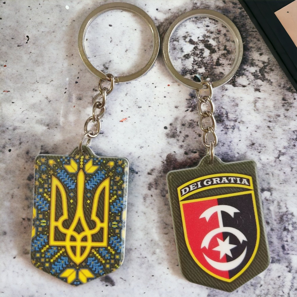 Брелок гумовий 30 окрема механізована бригада Київ - фото 2