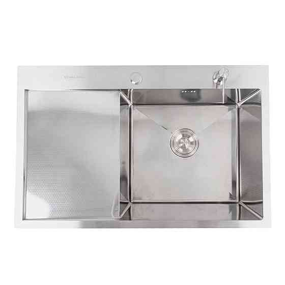 CM 78*50 R DÉCOR Мийка нержавійка Valeso Handmade (3.0/0.8) Коломыя