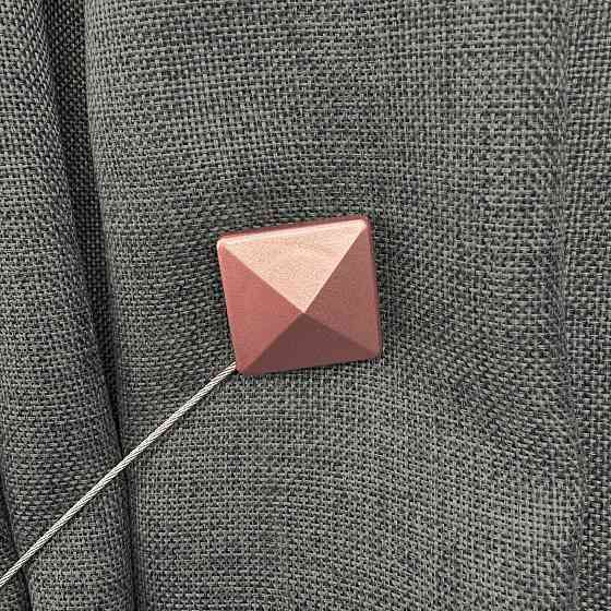 Магніти для штор і гардин Квадрат набір 2 шт Рожеве золото (81-283) Київ