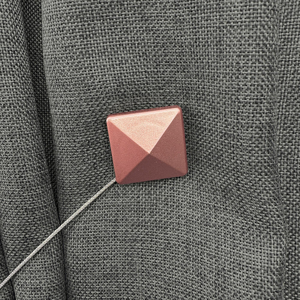 Магниты для штор и гардин Квадрат набор 2 шт Розовое золото (81-283) Киев - изображение 3