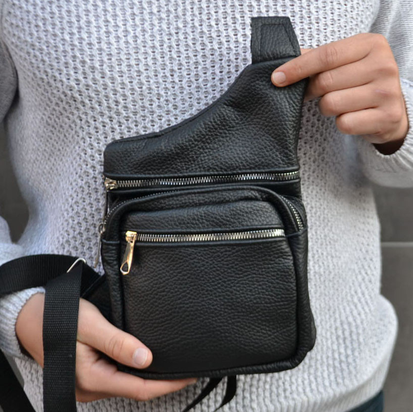 Оригінальна чоловіча сумка крос-боді, Чоловіча сумка через плече містка, Чоловічі сумки через плече XM-16 Львів - фото 7