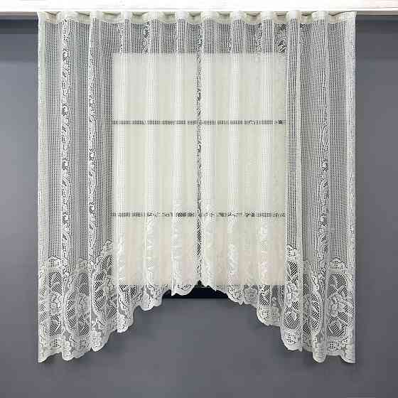 Кухонная арка № 000к сетка Без тесьмы молочный 300х170 см (51-080) Киев