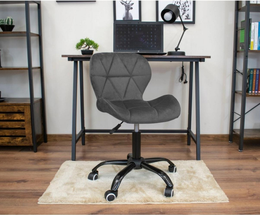 Кресло офисное компьютерное Bonro B-531 велюр рабочее для компьютера офиса дома Киев - изображение 6