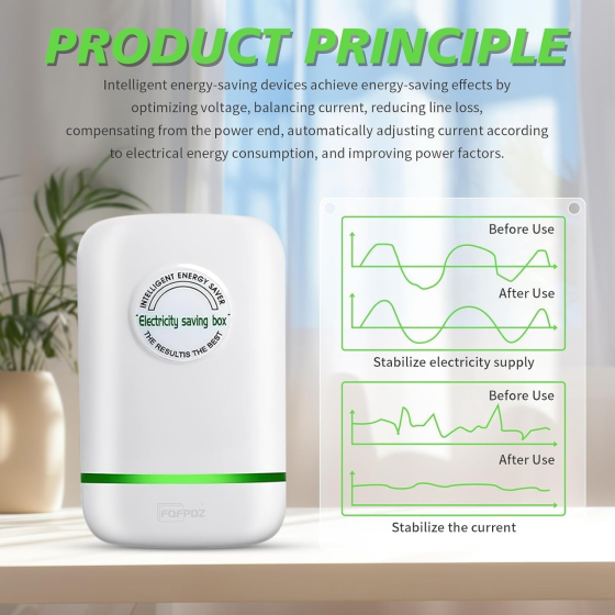 Вітринний зразок Пристрій Kanayu Smart Power Saver для стабілізації електроживлення 90–250 В, адаптер США-ЄС, ціна за 1 шт Київ