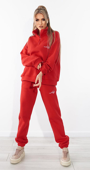 Теплий костюм на флісі з вишивкою (42) Київ - фото 1