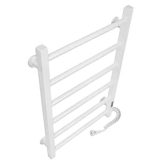 Электрический полотенцесушитель Laris Зебра Альфа ЧК6 400Х600 Э белый, правое подключение Киев