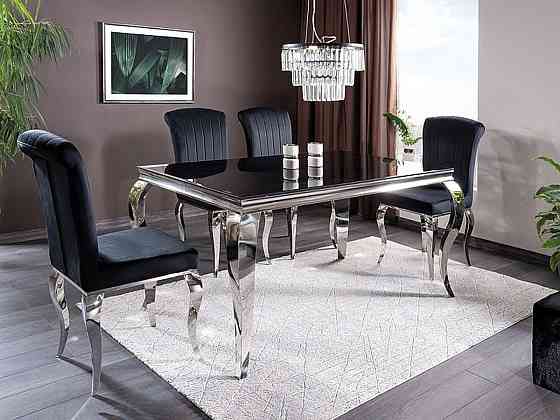 Стілець PRINCE VELVET хром/чорний TAP.186 Київ