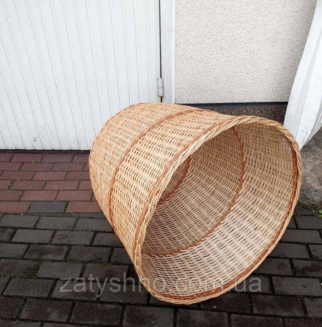 Плетені люстри купол з лози в кафе або ресторан Київ - фото 4