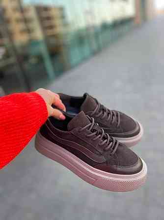 Кеди жіночі M.KRAFT коричневі шкіра+замша весна-осінь розмір 37-40 (21605) Київ