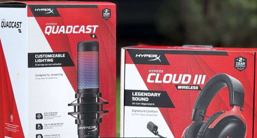 Абсолютно нові, оригінальні бездротові Навушники HyperX Cloud III Wireless (Black/Red) Киев - изображение 1