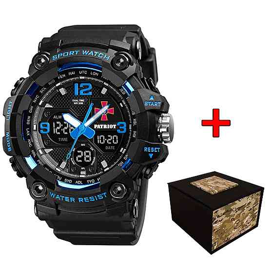 Patriot 006BUSU ЗСУ Чорні з синім + Коробка. SBR Київ