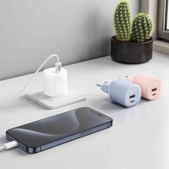 Мережевий зарядний пристрій XO L151 30W 1USB-A+1USB-C білий Львів