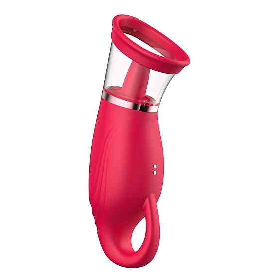 Вакуумний стимулятор з язичком - Licking Tongue Suction Vibrator Erospace Sweet Play A18 Sex Aura Київ