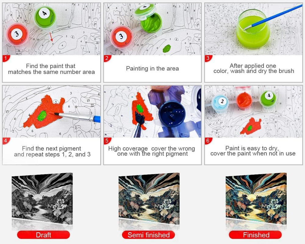 Картина по номерам 