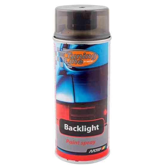 Лак для тонирования задних фонарей Motip Blacklight черный аэрозоль 400мл Львов