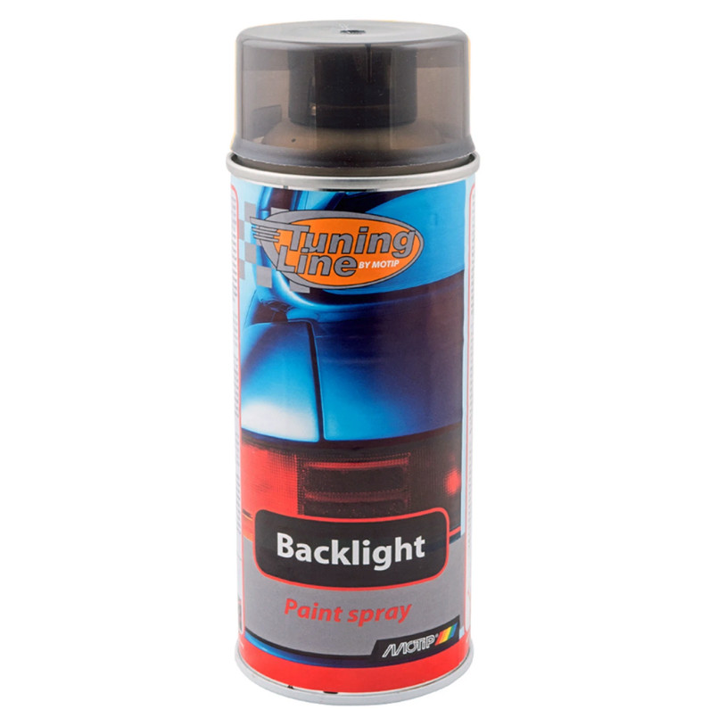 Лак для тонирования задних фонарей Motip Blacklight черный аэрозоль 400мл Львов - изображение 1