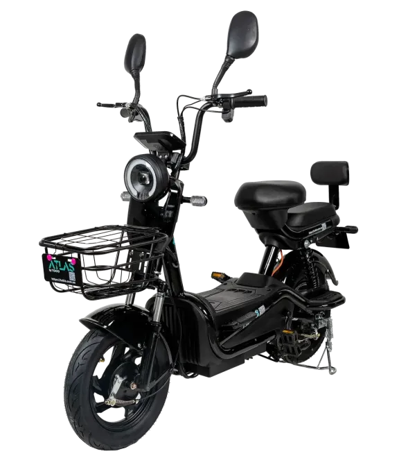 Електроскутер Atlas Elegant 500W Black Київ - фото 1