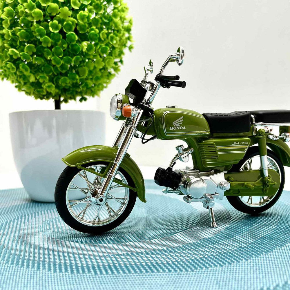 Мотоцикл металопластиковий звуки підсвічування гумові амортизація елементи 1:12 Зелений (BG 68-765) Чернігів - фото 8