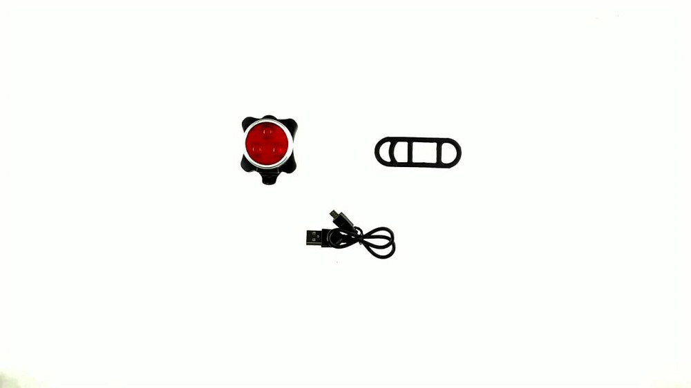 Фонарь передний (в сборе)   велосипедный   (3 диода, черный)   (mod:JY-6028F/T) Мукачево - изображение 1