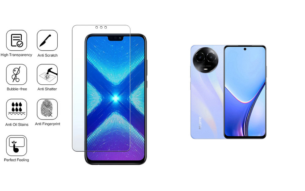 Защитное стекло NeoGlass для Realme V50, Realme V50s – ультрапрозрачное и устойчивое Киев - изображение 4