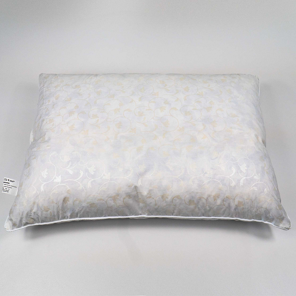 Подушка пуховая YouStar 30% пух 70% перо - упругая 40x60 см (Серебро) Сумы - изображение 7