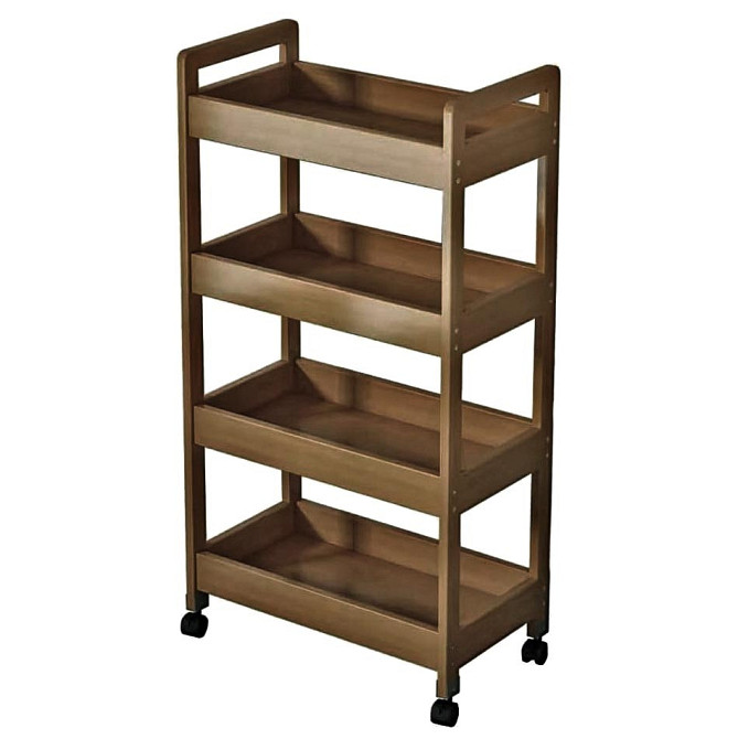 Етажерка для ванної на коліщатах "Бартон" кориця Миколаїв - фото 1