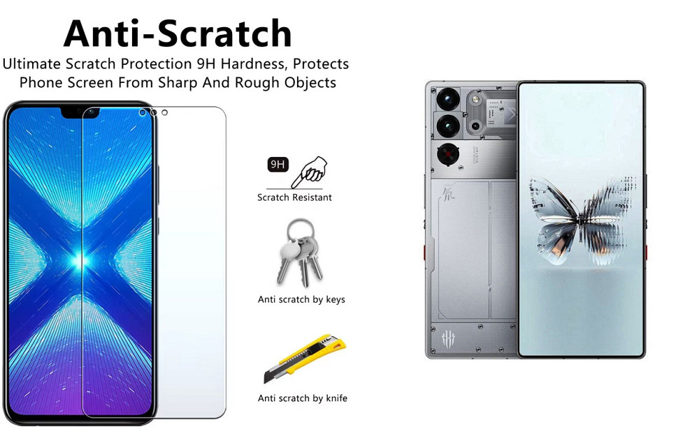 Захисне скло NeoGlass для ZTE REDMAGIC 10 Pro, 10 Pro+ – надпрозоре та стійке Київ - фото 1
