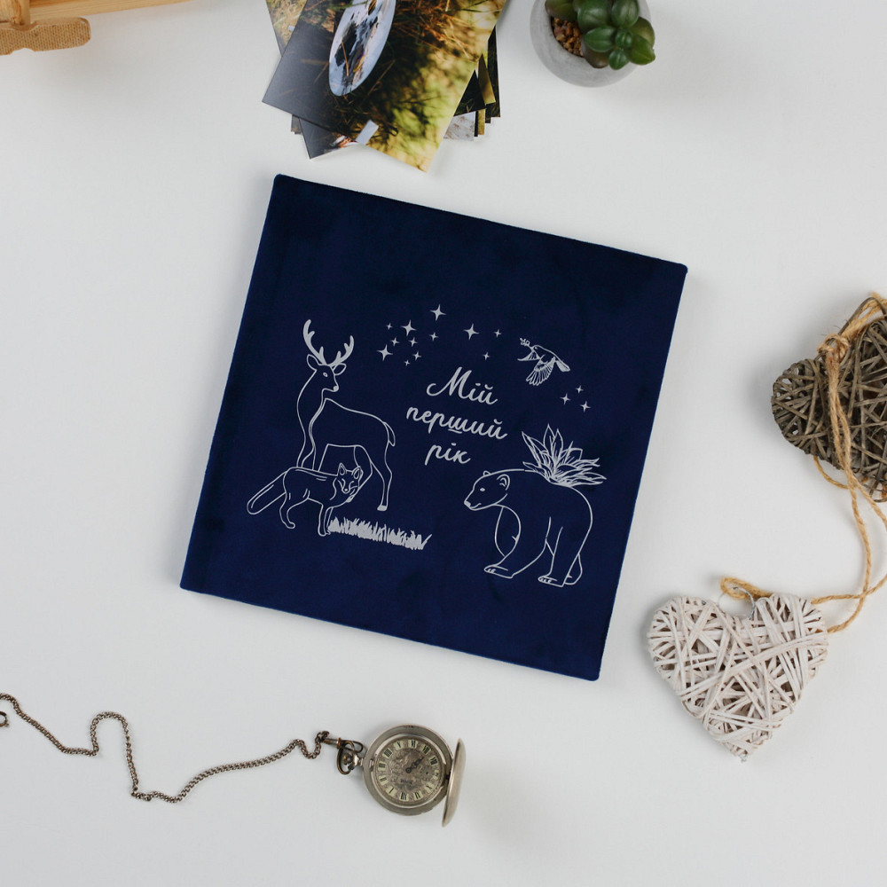 Дитяча метрика у велюровій синій обкладинці Тернополь - изображение 1