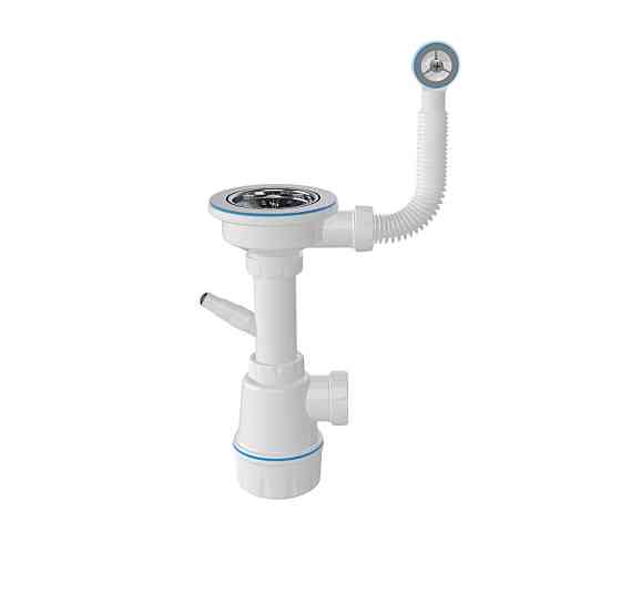 VALESO Комплект: Мийка VESTA 5852 графіт + Змішувач 56 B NESP графіт + Сифон 1041 Киев