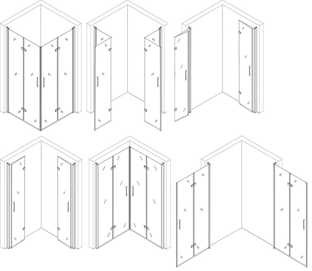 Душевая кабина квадратная без поддона PANEW N90TC BRAVO (1уп.) (000028497) Киев - изображение 4