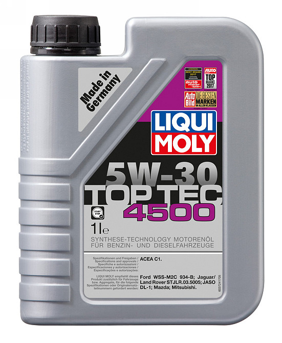 Liqui Moly   2317 Top Tec 4500 5W-30 Ковель - фото 1