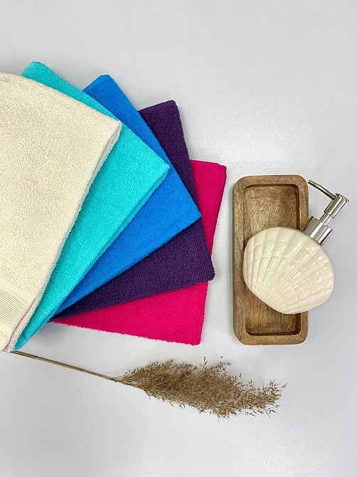 Рушник махровий Ideal Textile з бордюром однотонний 360 г/м2 50х80 см (56860711) Чернівці - фото 9