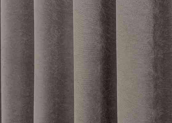 Шторна тканина мікровелюр Petek YL колір сіро-коричневий 1710ш Київ