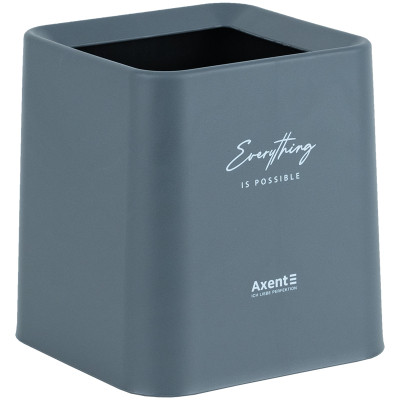 Кошик для паперів Axent Настільний контейнер для сміття, квадратний, сірий (2132-03-A) Вінниця - фото 2