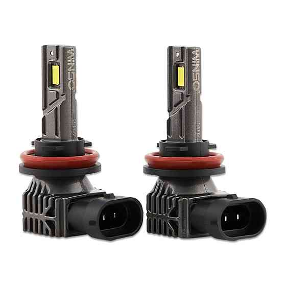 Автолампа Winso LED H8/H11/H16 12/24V 30Вт 3000Лм 6500K CSP3570 2шт Львів