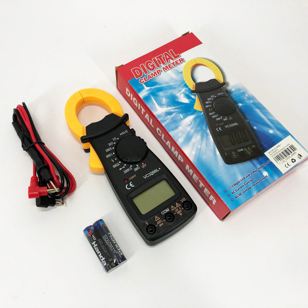 Цифровий автоматичний тестер напруги VC3266, Мультиметр із захистом тестер опору Точний напруги CH-64 Львів - фото 2