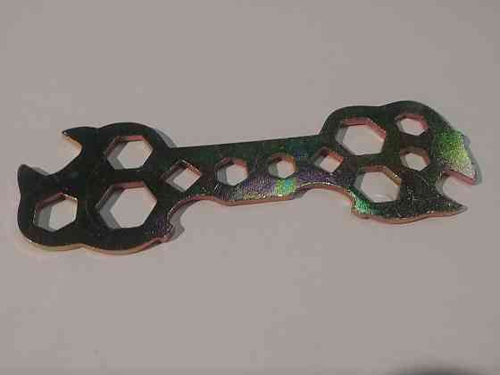 Ключ велосипедный (семейный) 10 в 1 (шестигранники 1, 6-15мм)   (Индия)   KL Мукачево