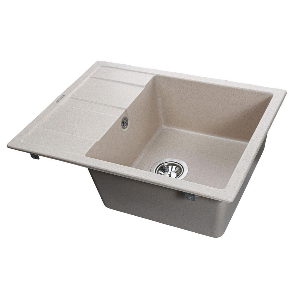 Гранітна мийка Globus Lux ONE піщаний 650х500мм-А0004 (000021065) Київ - фото 2